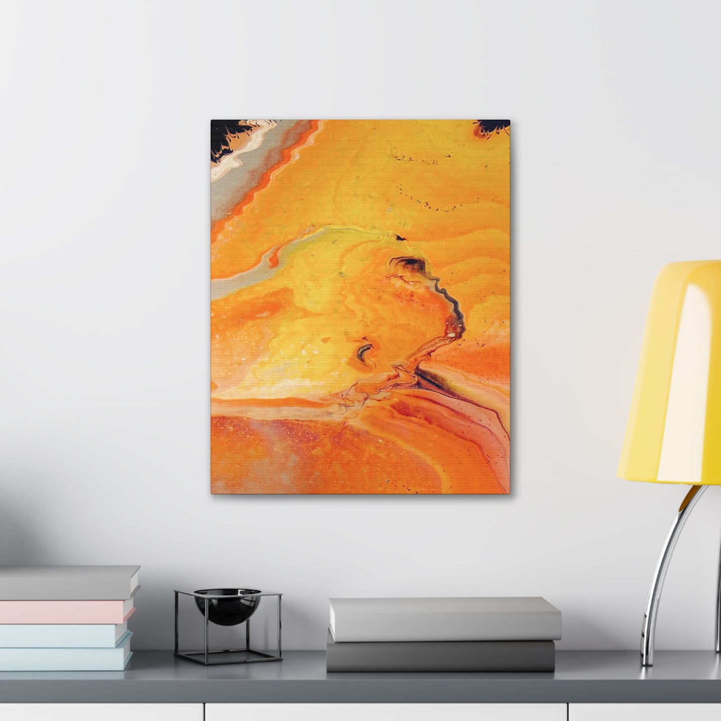 Vibrant Inspirational Art Masterpiece, title "Creation Day 1- Light", Canvas, Archival Art Material, or Glossy Aluminum Metal options