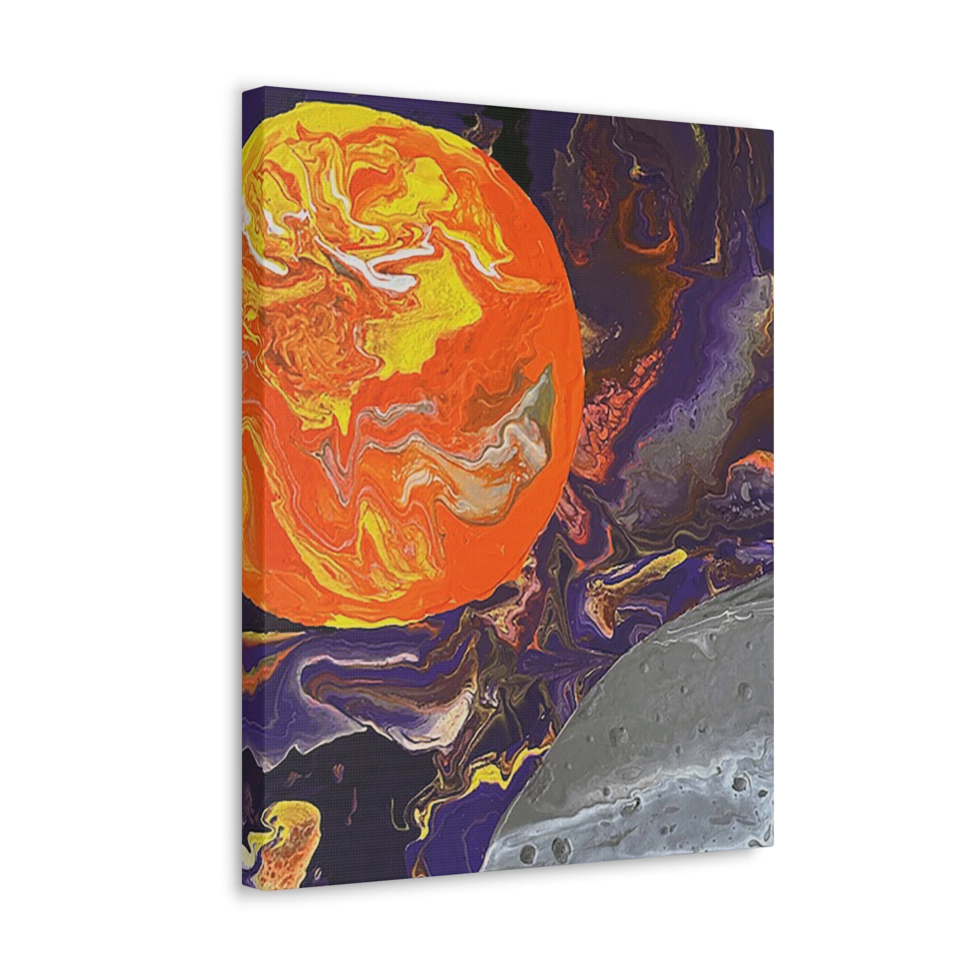"Creation Day 4- Sun, Moon and Galaxy"