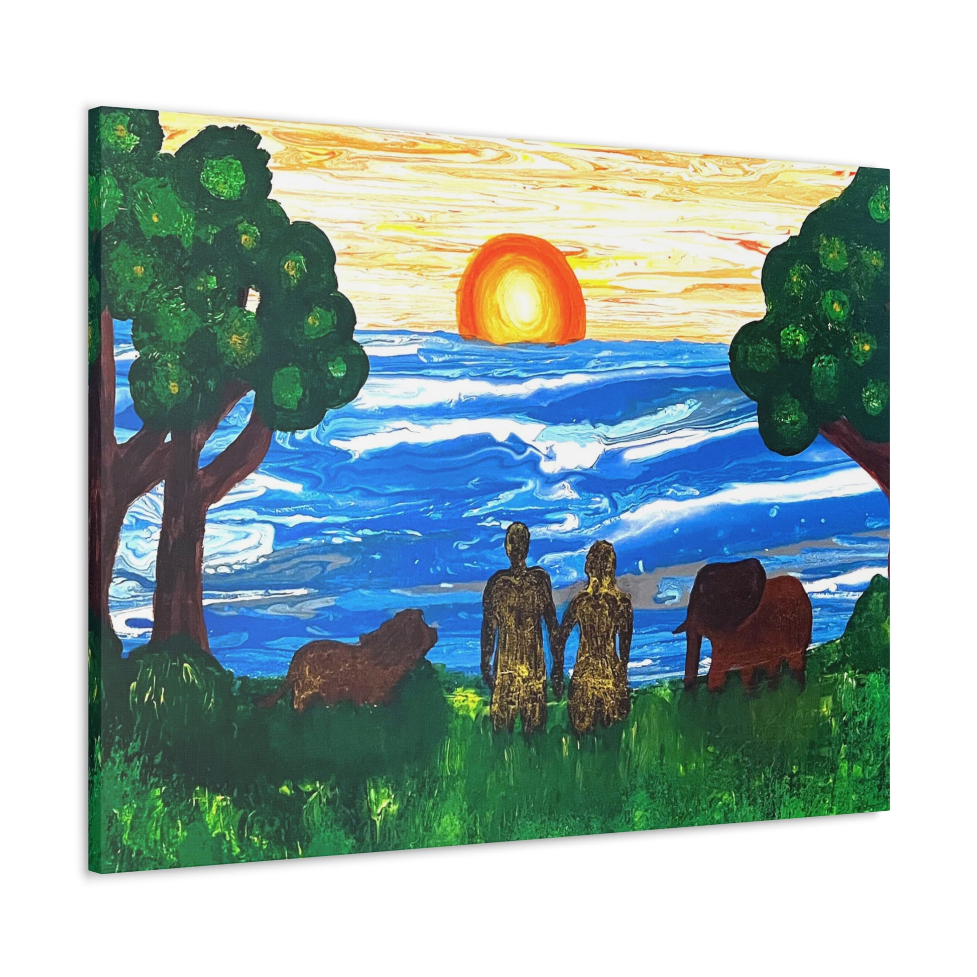 "Creation Day 6- Humans and Land Animals"