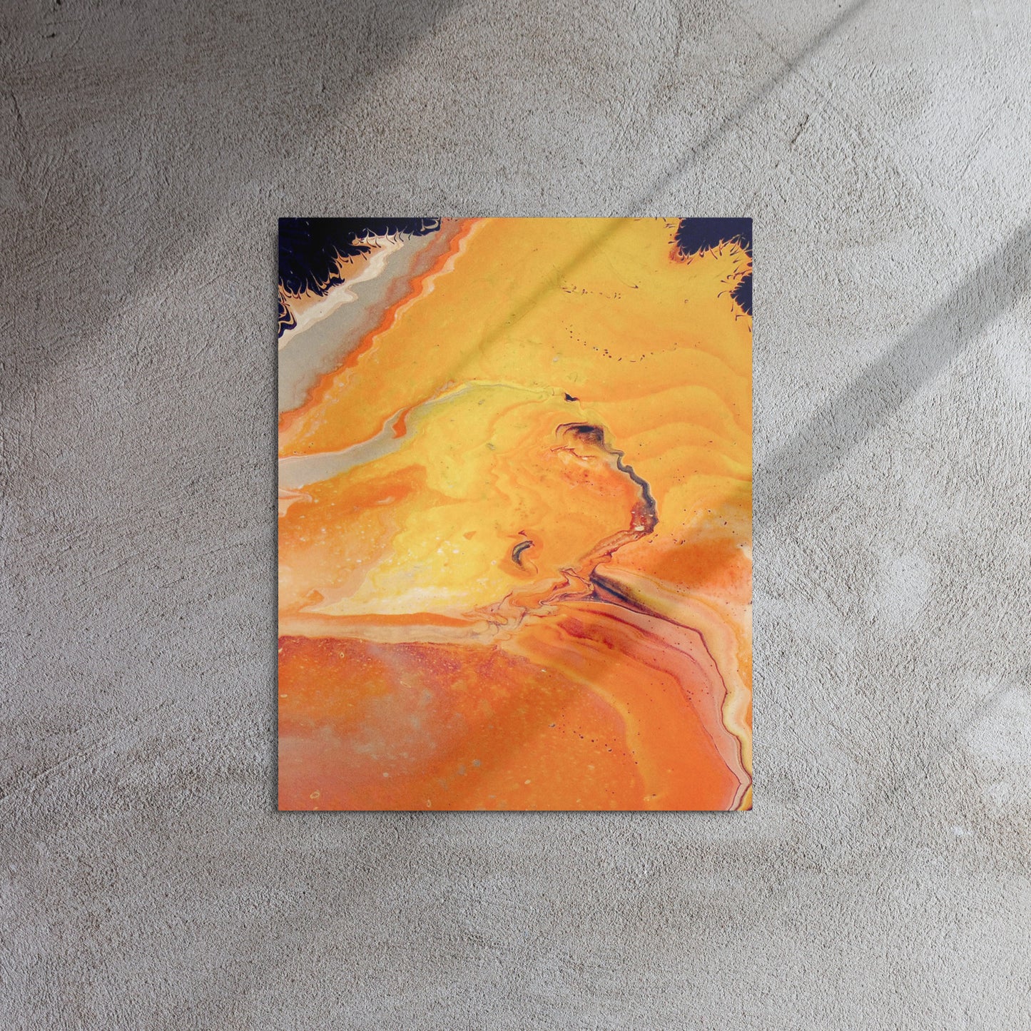 Vibrant Inspirational Art Masterpiece, title "Creation Day 1- Light", Canvas, Archival Art Material, or Glossy Aluminum Metal options